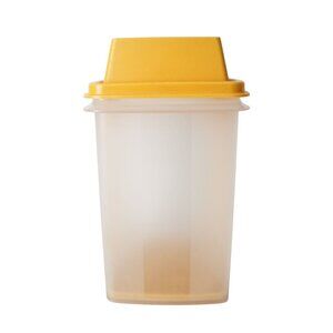 Vintage Tupperware Pick A Deli Small Pickle Keeper Retro Yellow 3 Piece Pepper